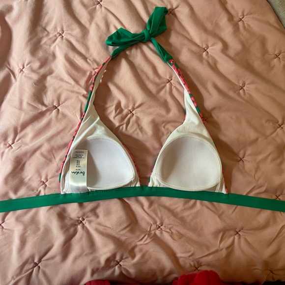 Boden Bordeaux Bikini Top Size 6 - Picture 2 of 4